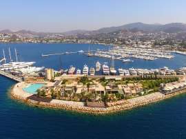 Вилла или дом в Ялыкавак, Бодрум вид на море с бассейном: купить недвижимость в Турции - 133353