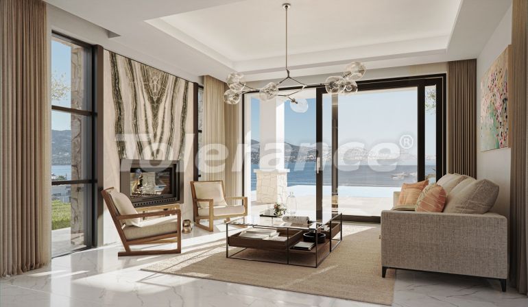 Вилла или дом от застройщика в Ялыкавак, Бодрум вид на море с бассейном: купить недвижимость в Турции - 67832