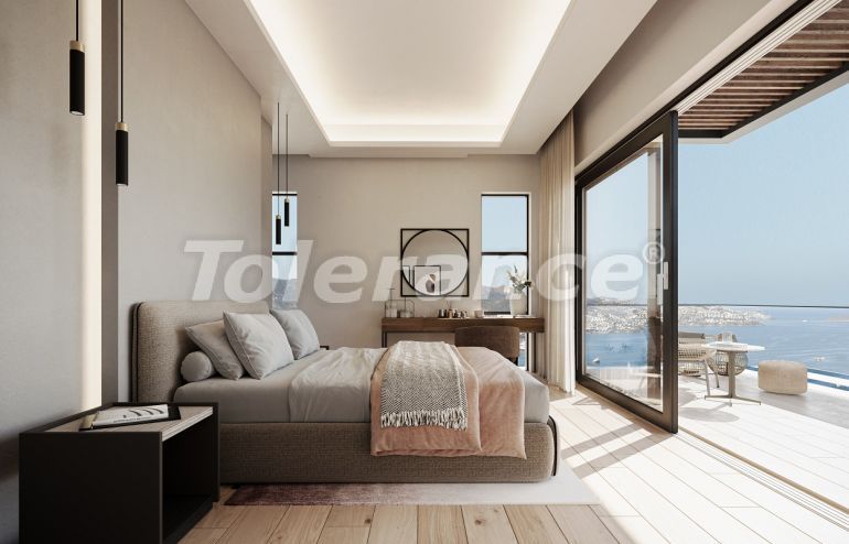 Вилла или дом от застройщика в Ялыкавак, Бодрум вид на море с бассейном: купить недвижимость в Турции - 67833