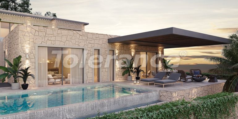 Вилла или дом от застройщика в Ялыкавак, Бодрум вид на море с бассейном: купить недвижимость в Турции - 67845