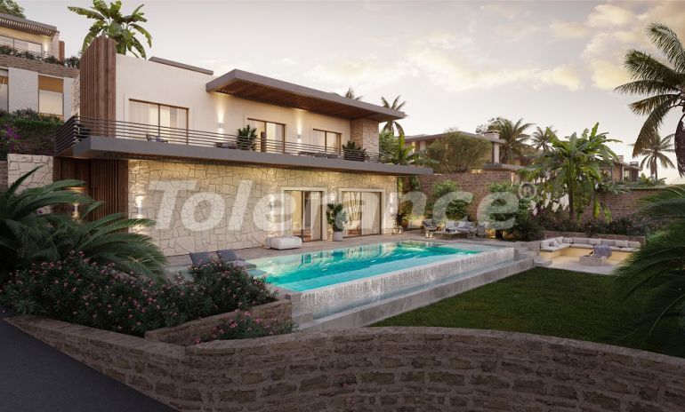 Вилла или дом от застройщика в Ялыкавак, Бодрум вид на море с бассейном: купить недвижимость в Турции - 67846